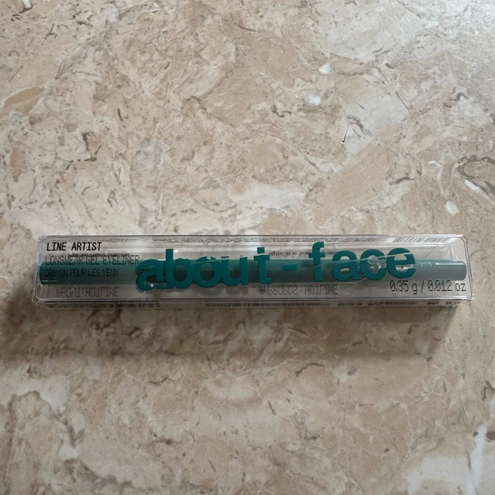 ABOUT-FACE LINE ARTIST GEL EYELINER MATTE LINER - CALL ME CRAZY - MATTE TEAL